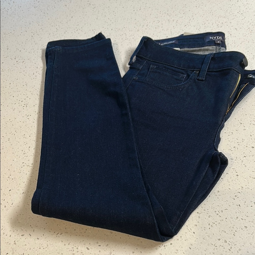 NYDJ Women's Skinny Jeans - Dark Blue - Picture 5 of 9